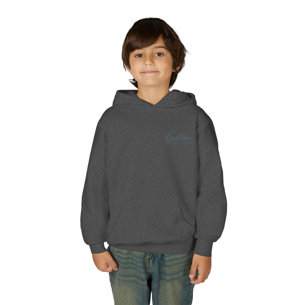 Cypress & Salt Youth Hoodie — Eastern Shore Beach Logo Pullover