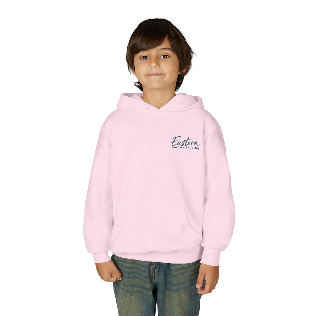Cypress & Salt Youth Hoodie — Eastern Shore Beach Logo Pullover