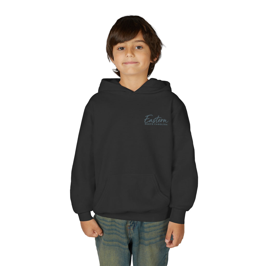 Cypress & Salt Youth Hoodie — Eastern Shore Beach Logo Pullover
