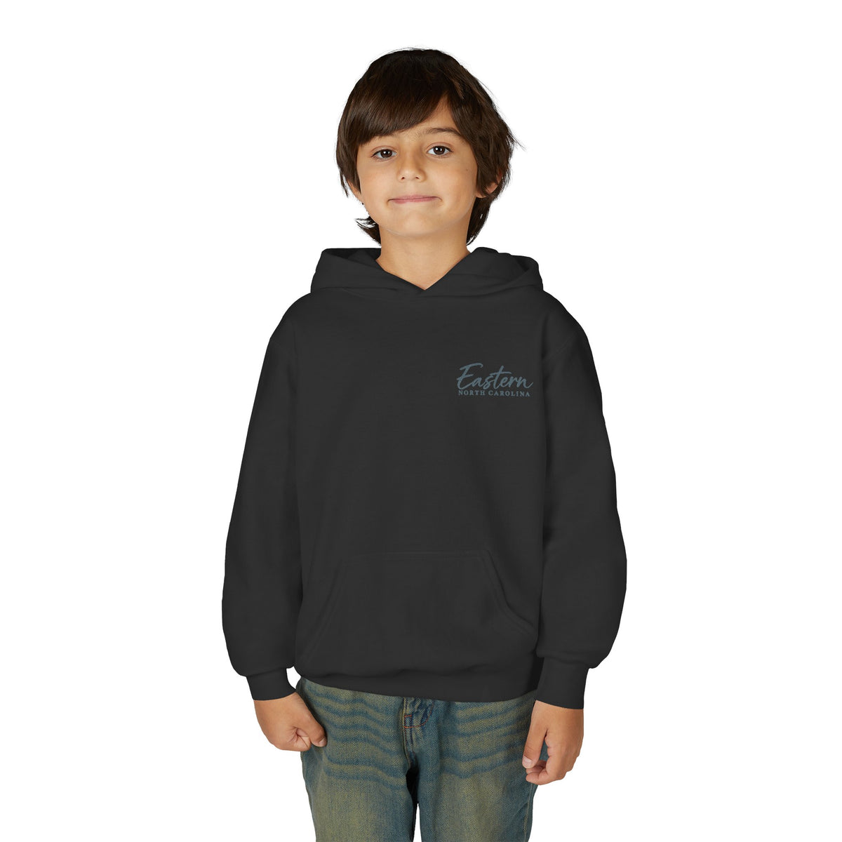 Cypress & Salt Youth Hoodie — Eastern Shore Beach Logo Pullover