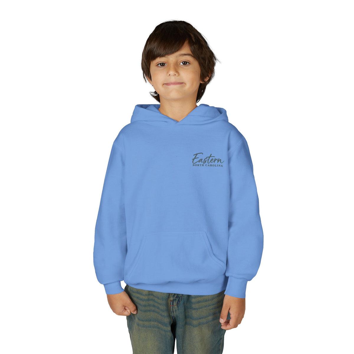 Cypress & Salt Youth Hoodie — Eastern Shore Beach Logo Pullover