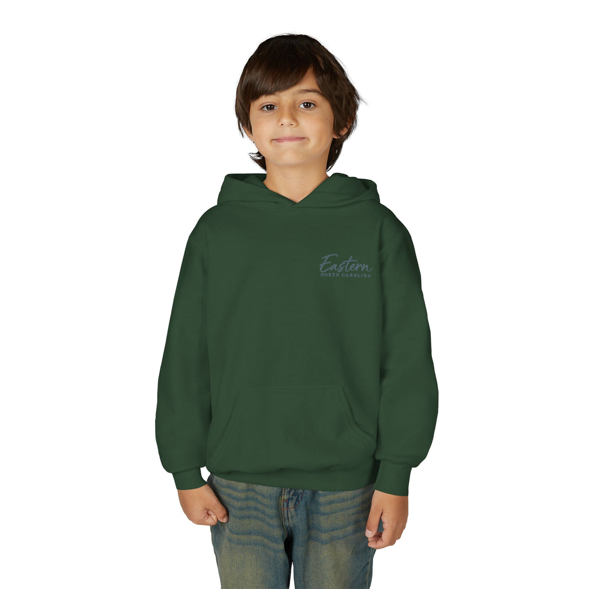 Cypress & Salt Youth Hoodie — Eastern Shore Beach Logo Pullover