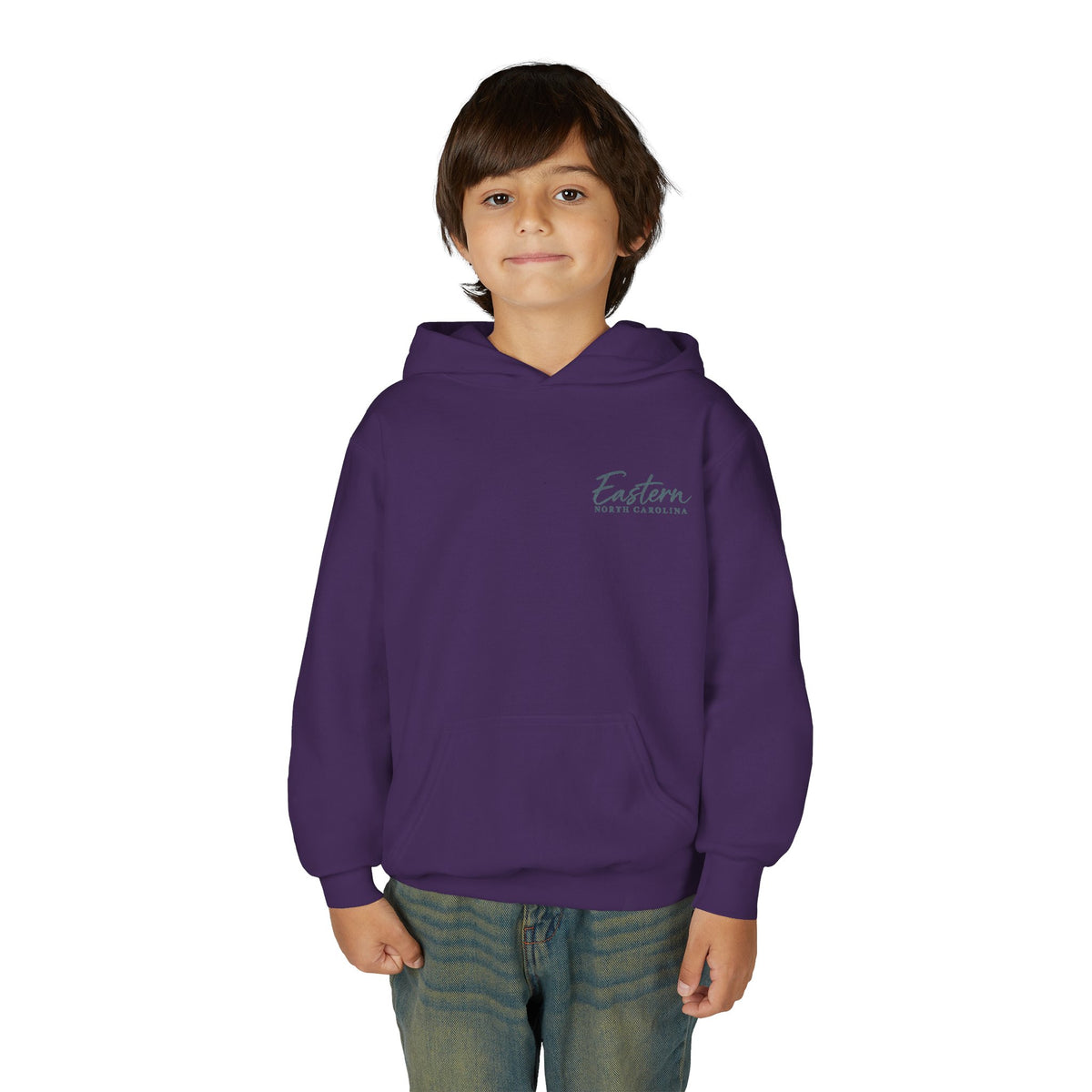 Cypress & Salt Youth Hoodie — Eastern Shore Beach Logo Pullover