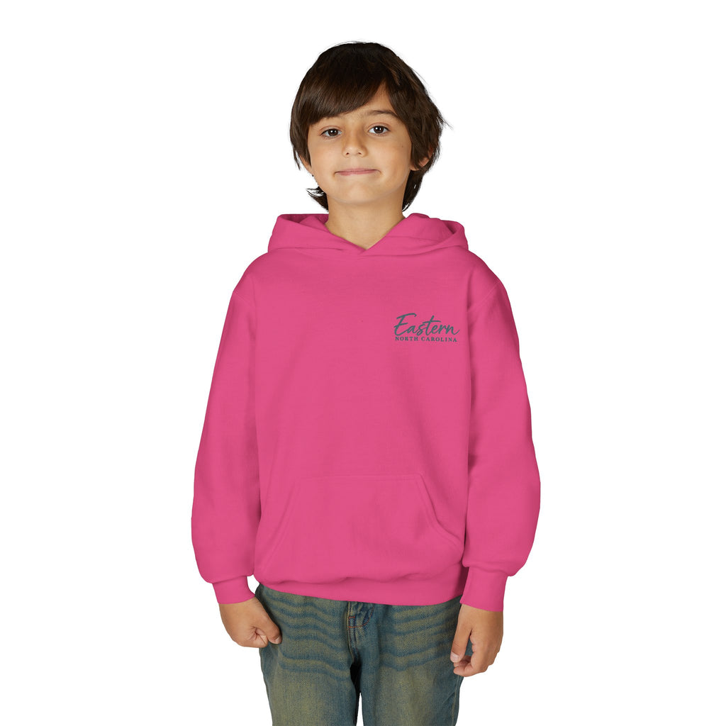 Cypress & Salt Youth Hoodie — Eastern Shore Beach Logo Pullover