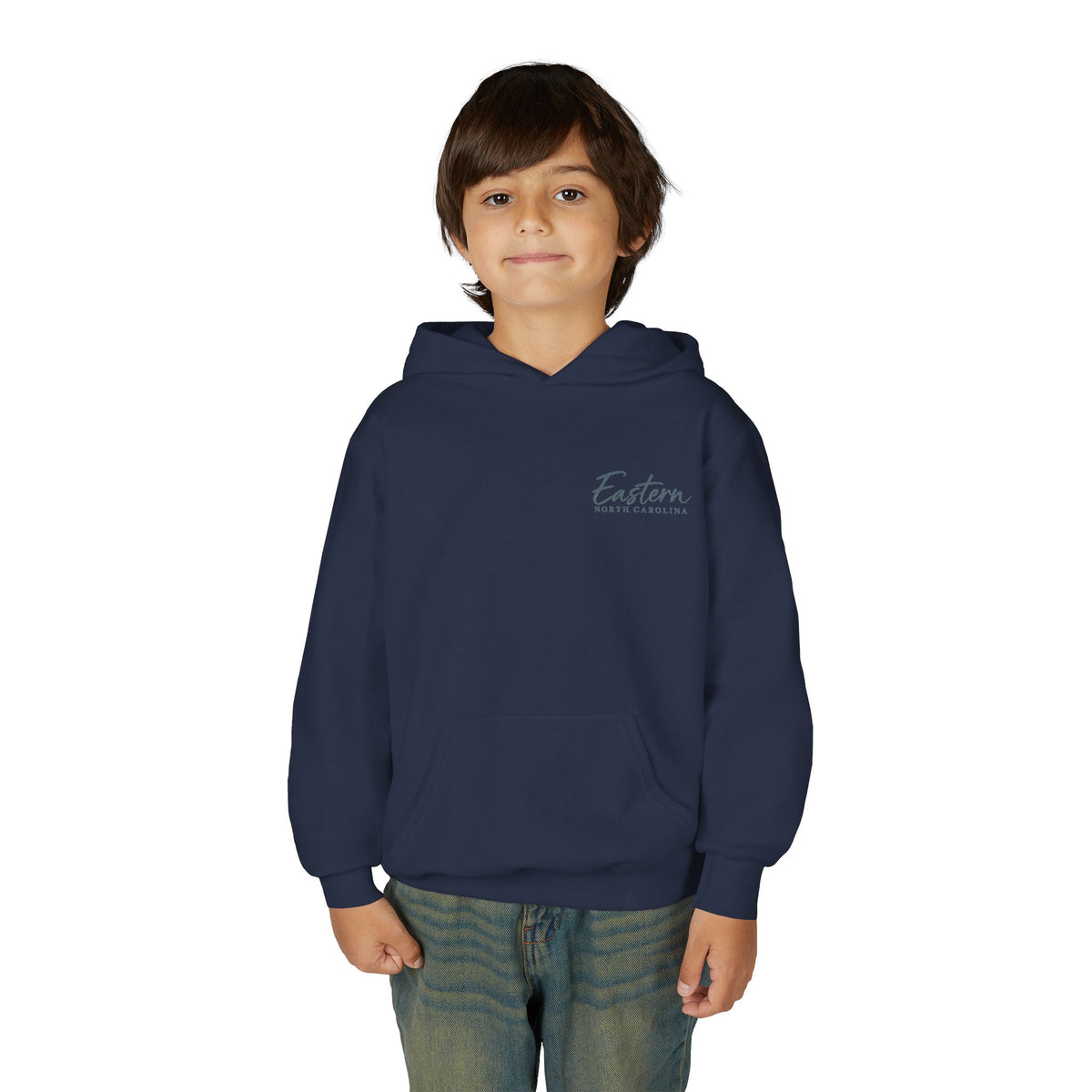 Cypress & Salt Youth Hoodie — Eastern Shore Beach Logo Pullover
