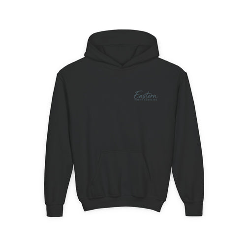 Cypress & Salt Youth Hoodie — Eastern Shore Beach Logo Pullover